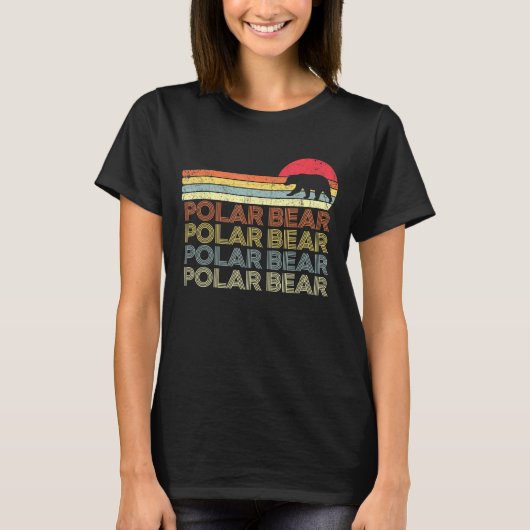ポーラベアポーラベアレトロ Tシャツ (正面)