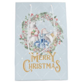 ポーラベアメリークリスマス抱き枕 ミディアムペーパーバッグ (正面)