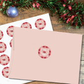 ポーラベアランタンホリデー封筒用シール ラウンドシール