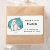 ポーラベア北極差出人住所ラベル ラベル (インサイチュ)