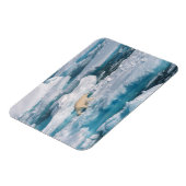 ポーラベア歩くオンザシー マグネット (左側)