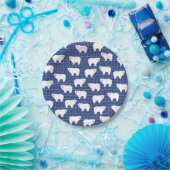 ポーラベア紙プレート ペーパープレート (パーティー)