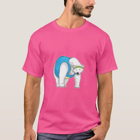 ポーラベア走フィットネス Tシャツ (正面)