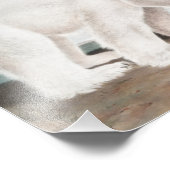 ポーラベア（ウルソマリティムス）イラストレーション フォトプリント            (角)