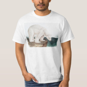 ポーラベア(ウルソマリティムス)イラストレーション Tシャツ