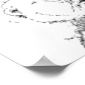 ポーラベア&クブアートプリント野生動物ポスター ポスター (角)