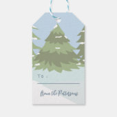 ポーラベア&トナディアブルーホリデーギフトラベル ギフトタグ (裏面)