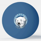 ポーラベースノーフレイクスアールヌーボー 卓球ボール (正面)