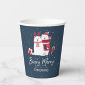 ポーラベーリーメリークリスマスID851 紙コップ (正面)