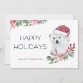 ポーラモダンベエレガントアーハッピーホリデーズビジネス シーズンカード (正面)