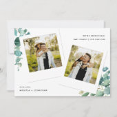 ポーラモダンロイド光水色フローラ妊娠 案内状 (正面)