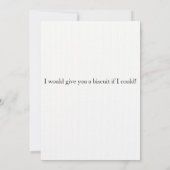 ポーラユーモアのあるンド·タトラ·ドッグのおもしろい·サンキューカード サンキューカード (裏面)