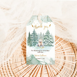 ポーラリトルクマ赤ちゃんシャワーありがとう ギフトタグ