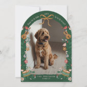 ポーラロウオブナツクラッカーペットクリスマスカード 招待状 (正面)