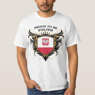ポーランドがあること誇りを持った Tシャツ