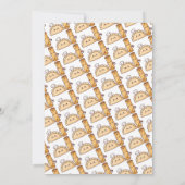 ポーランドとフィリピンのピエロギとルンピアの食事エンゲージメント 招待状 (裏面)