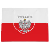 ポーランドとポーランドのワシ ラージペーパーバッグ (正面)