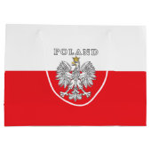 ポーランドとポーランドのワシ ラージペーパーバッグ (裏面)