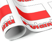 ポーランドとポーランド国旗 ラッピングペーパー (ロールコーナー)