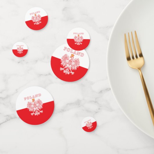 ポーランドとレッドポーランドイーグル コンフェッティ (グループ)