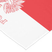 ポーランドとレッドポーランドイーグル ショートテーブルランナー (コーナー)