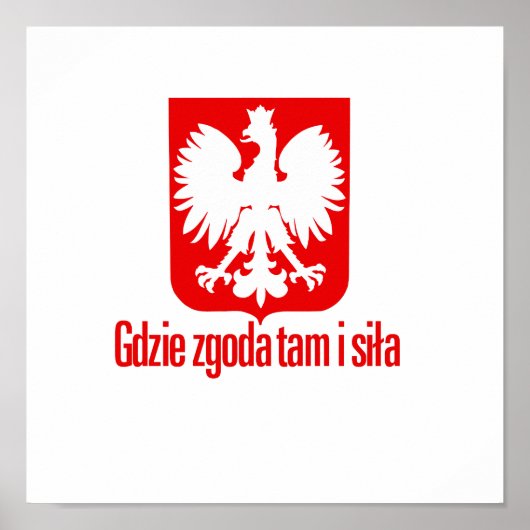 ポーランドと結束の強さ ポスター (正面)