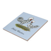 ポーランドのしぶきの鶏 タイル (側面)