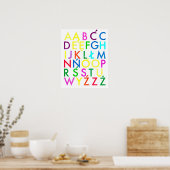 ポーランドのアルファベット ポスター (キッチン)