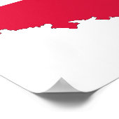 ポーランドのエンブレム地図ポスター ポスター (角)