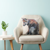 ポーランドのオオカミ子犬2001年 クッション (椅子)