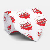 ポーランドのカナダ人のポーランド人の地図 ネクタイ (ロール)