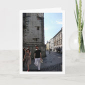 ポーランドのクラクフのカップル カード (正面)