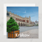 ポーランドのクラクフ旧市街にある広場 (正面/裏面)