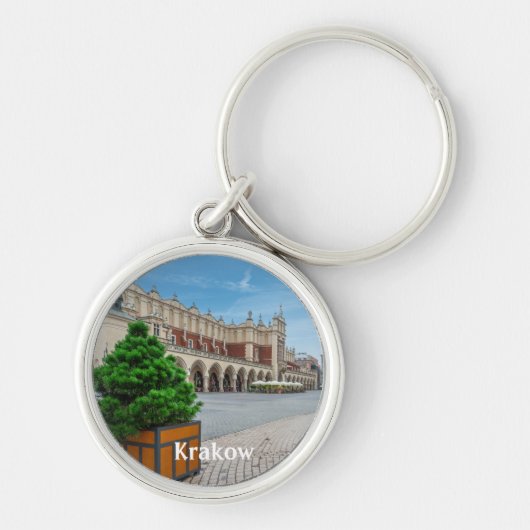ポーランドのクラクフ旧市街にある広場 キーホルダー (正面)
