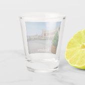 ポーランドのクラクフ旧市街にある広場 ショットグラス (裏面)