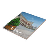 ポーランドのクラクフ旧市街にある広場 タイル (側面)