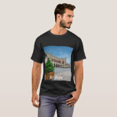ポーランドのクラクフ旧市街にある広場 Tシャツ (正面フル)