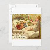 ポーランドのクリスマスのデザイン2 シーズンポストカード (正面/裏面)