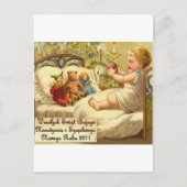 ポーランドのクリスマスのデザイン2 シーズンポストカード (正面)