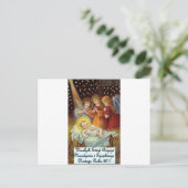 ポーランドのクリスマスアイテム西向きスワイプ シーズンポストカード (スタンド正面)