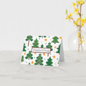 ポーランドのクリスマスカード カード (黄色い花)