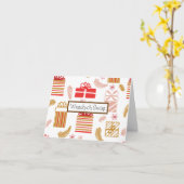 ポーランドのクリスマスカード カード (黄色い花)