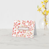 ポーランドのクリスマスカード 楽しいクリスマスを カード (黄色い花)