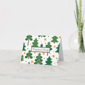 ポーランドのクリスマスカード 楽しいクリスマスを カード (正面)