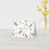 ポーランドのクリスマスカード 楽しい休日を カード (黄色い花)