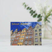 ポーランドのグダンスク旧市街 ポストカード (スタンド正面)