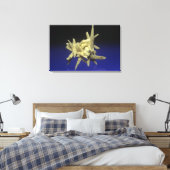 ポーランドのケレスティートで硫黄(S) キャンバスプリント (インサイチュ (寝室))