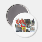 ポーランドのコラージュ マグネット (正面/裏面)