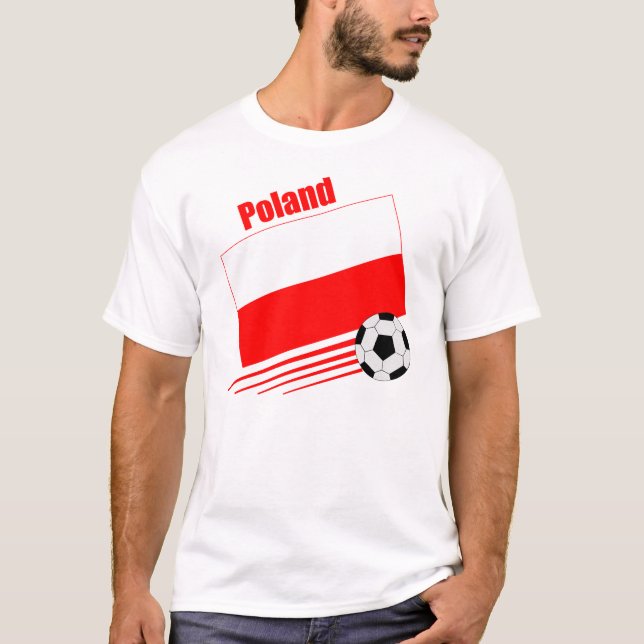 ポーランドのサッカーチーム Tシャツ (正面)