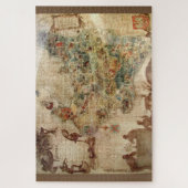 ポーランドのジグソーパズルの旧式な地図 ジグソーパズル (縦)